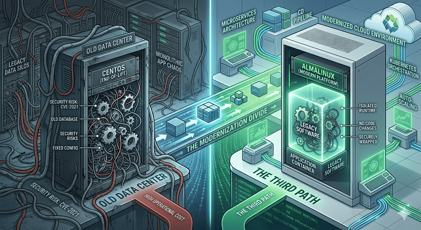 Migrating Legacy Software from CentOS to AlmaLinux