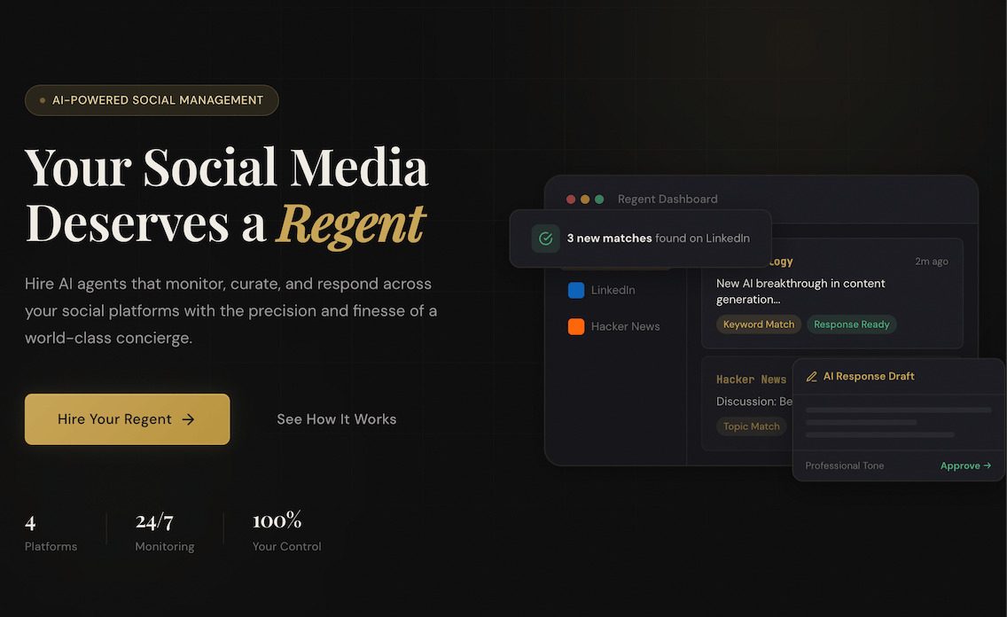 Media Regent AI Agents