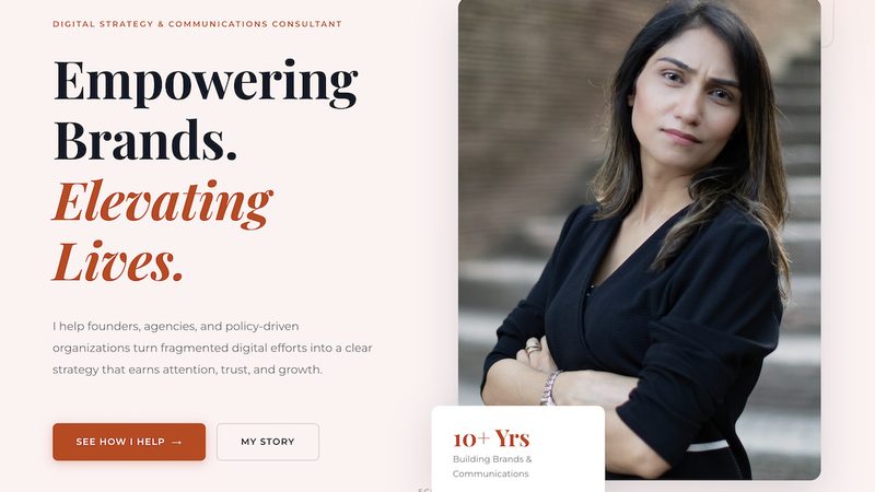 Mona Raza Website thumbnail