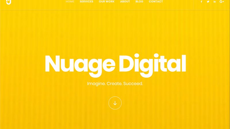 Nuage Digital Website thumbnail