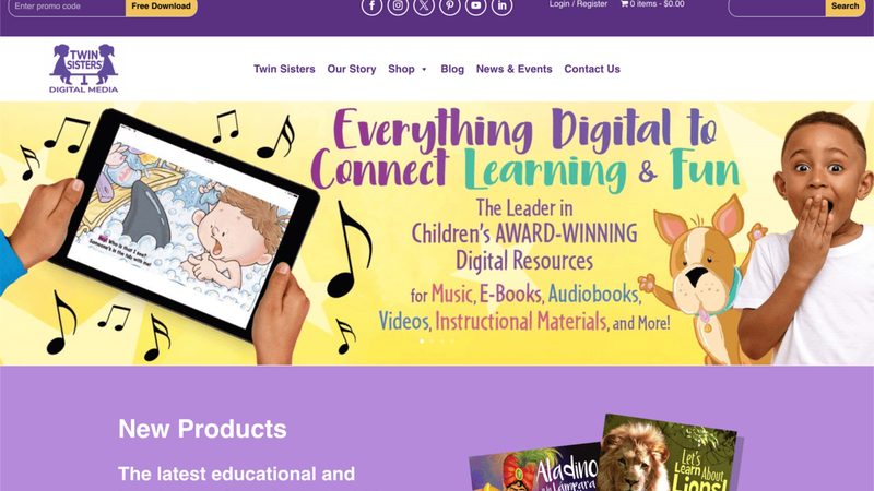 Twin Sisters Ecommerce Store thumbnail